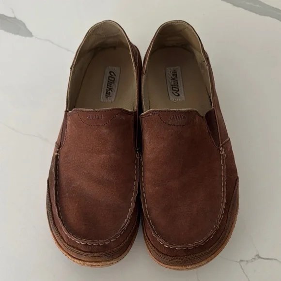 Olukai Puhalu Brown Suede Moccasin Slide Men\'s Size 8.5 OluKai | Shoes | Olukai Puhalu Brown Suede Moccasin Slide  main image 2